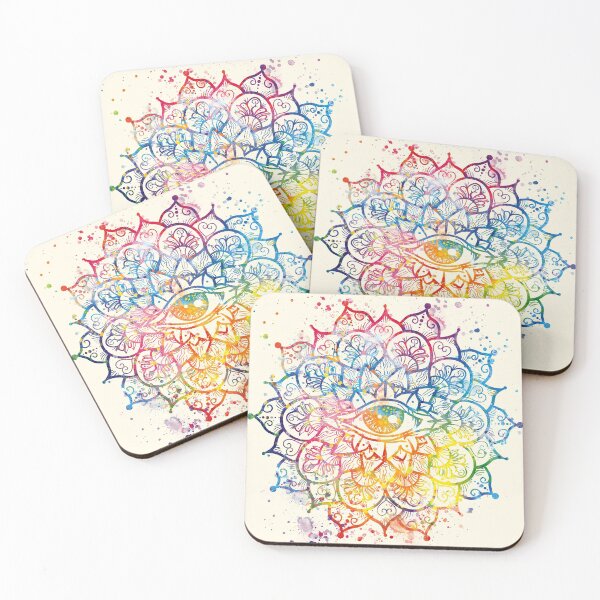 Item preview, Watercolor Mandala of consciousness by Vart designed and sold by vartstudio.