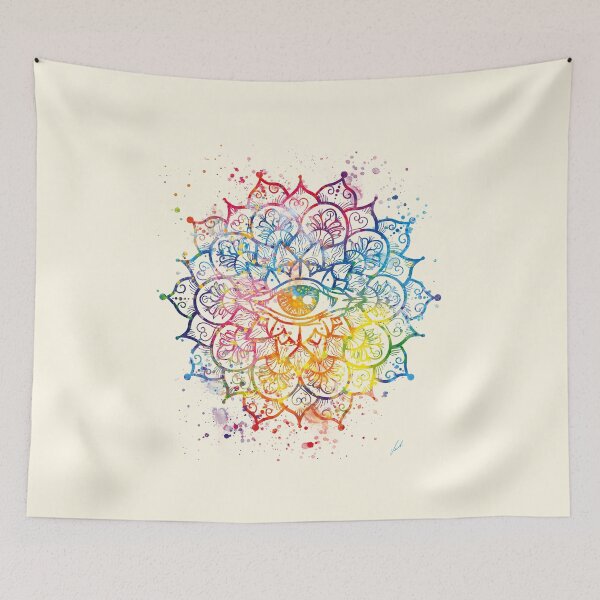 Item preview, Watercolor Mandala of consciousness by Vart designed and sold by vartstudio.