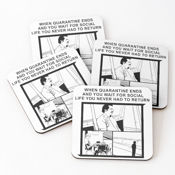 Item preview, WHEN QUARANTINE ENDS / wait for Social Life return designed and sold by gideonm.