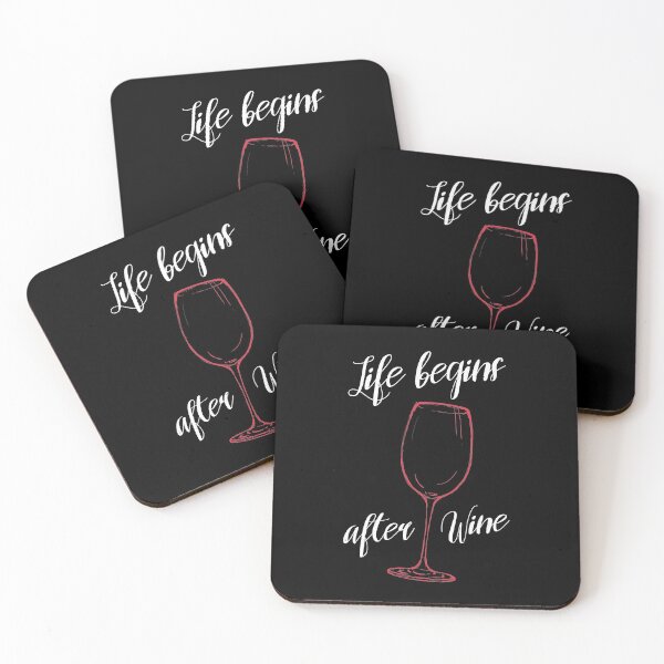 Item preview, Life begins after wine designed and sold by dk-design85.
