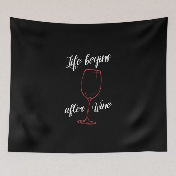 Item preview, Life begins after wine designed and sold by dk-design85.