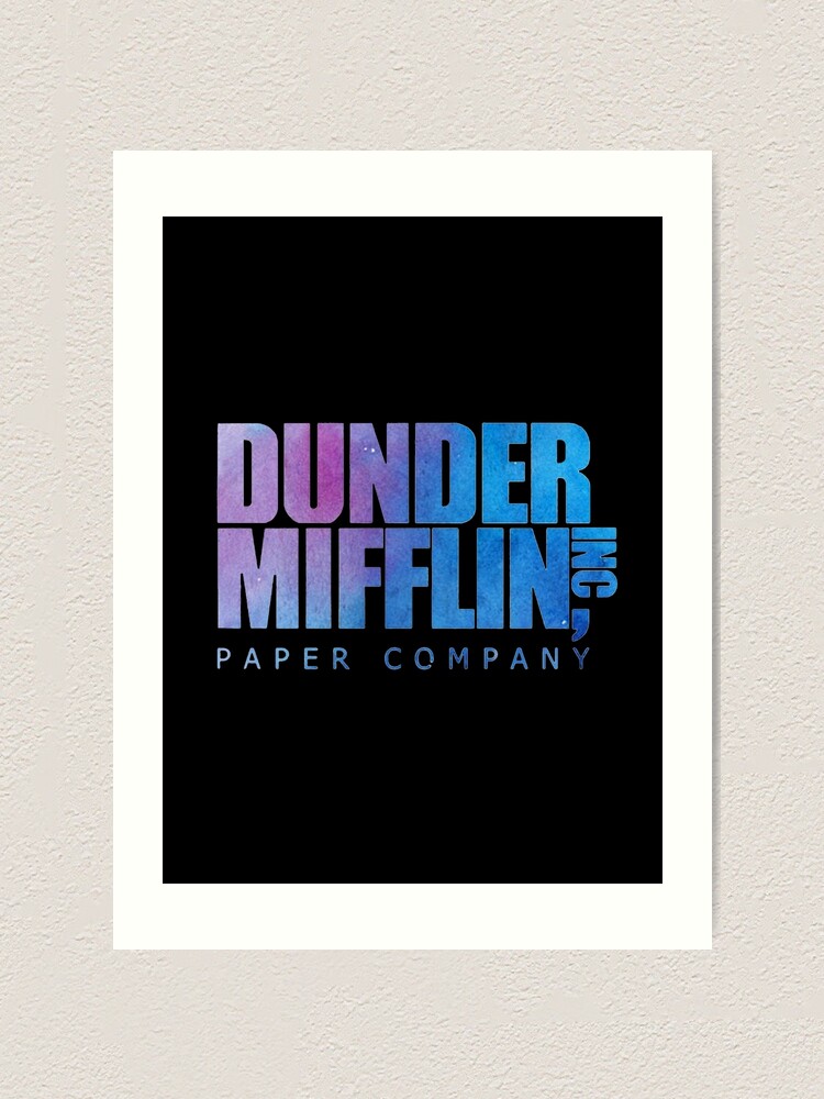 Dunder Mifflin Inc Paper Company Office Logo