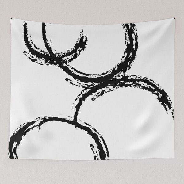 Item preview, White Abstract line art 20 designed and sold by MinimalStudio.