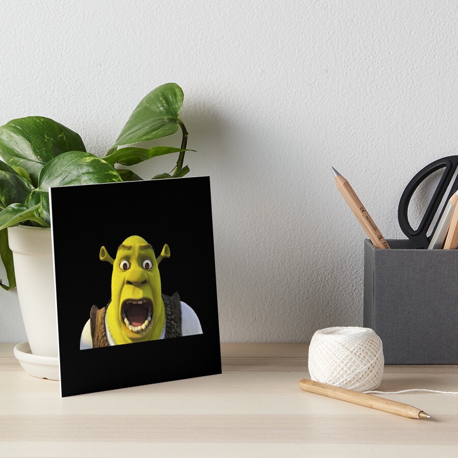 Tarjetas de felicitación for Sale con la obra «Shrek gritando» de  Matthew554a