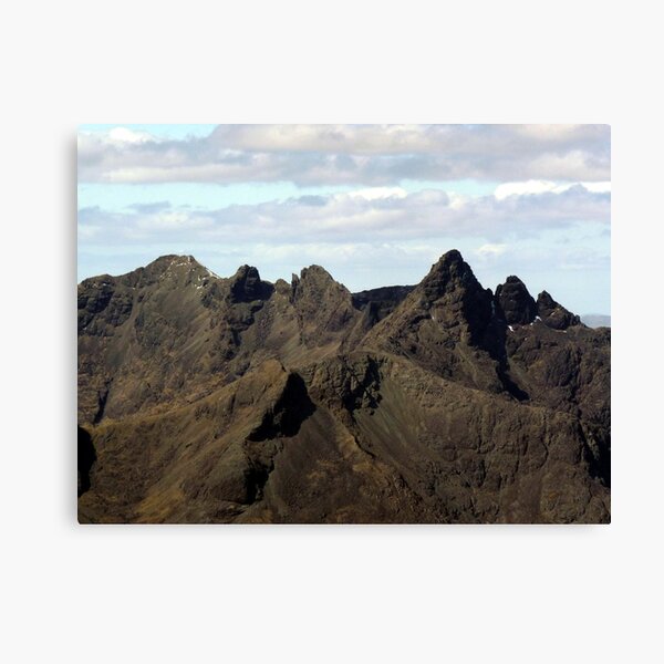 The Mighty Black Cuillin - Isle of Skye Canvas Print