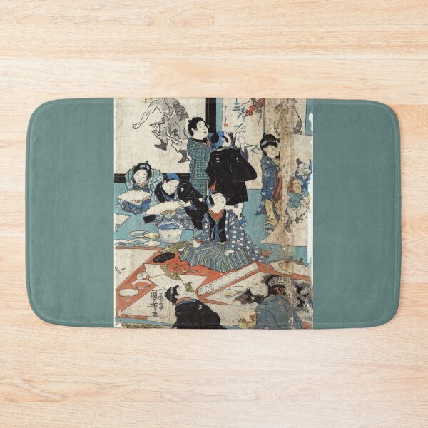 Item preview, Children In A Painting Class - Kuniyoshi Utagawa - 1830 - woodcut designed and sold by CrankyOldDude.