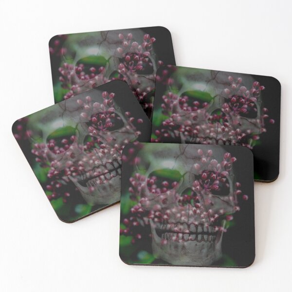Item preview, floral skull designed and sold by Sam Mitchell.