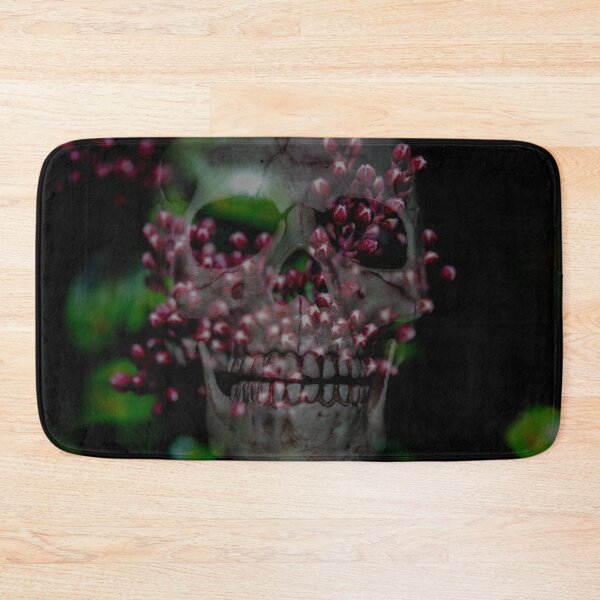Item preview, floral skull designed and sold by Sam Mitchell.