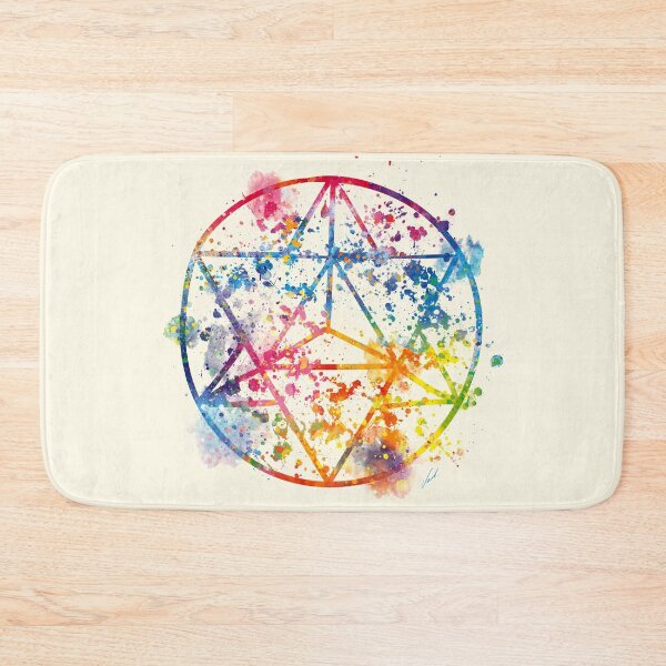 Item preview, Watercolor Sacred Geometry For Good Luck by Vart designed and sold by vartstudio.