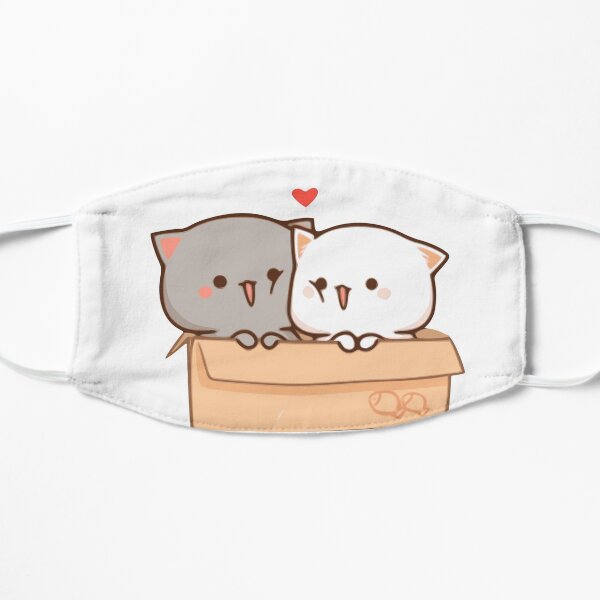 peach and goma cat plush