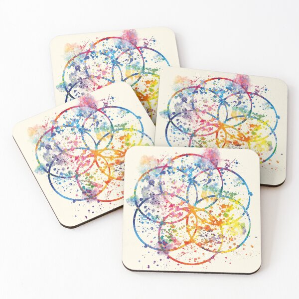 Item preview, Watercolor Sacred Geometry by Vart designed and sold by vartstudio.