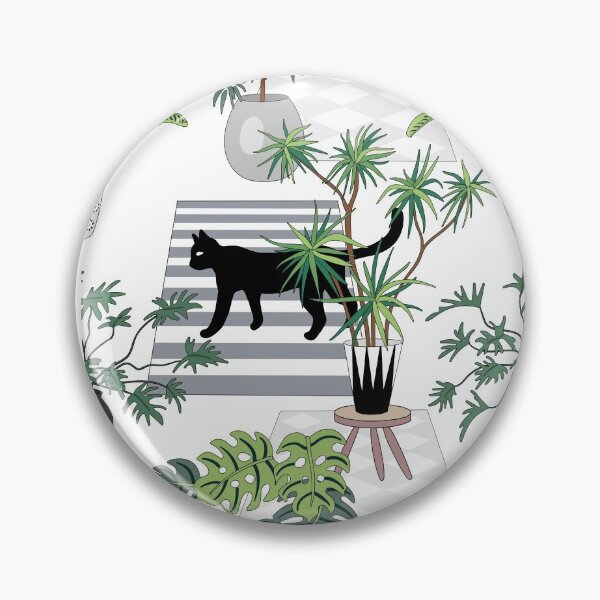 Item preview,  cats in the interior pattern designed and sold by anyuka.
