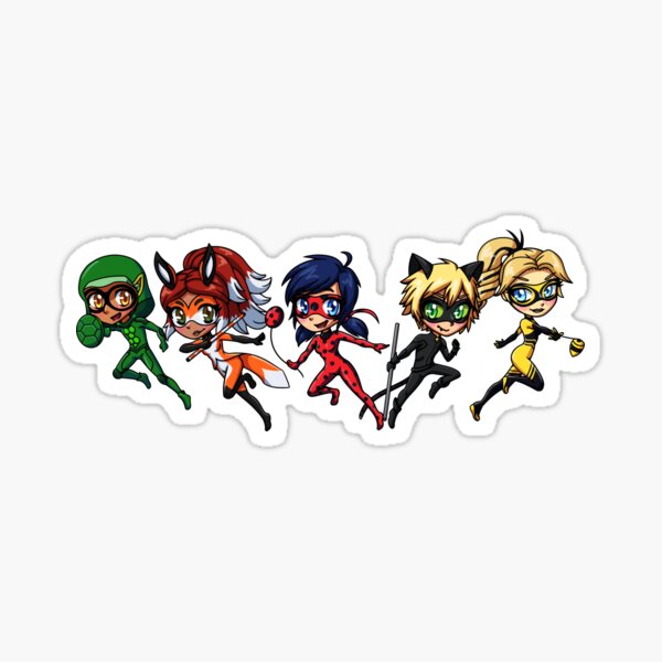 Miraculous The Tales Of Ladybug And Cat Noir Stickers | Redbubble