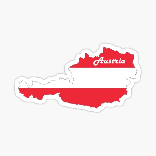 Österreich Flagge Austria Österreichische Fahne Sticker