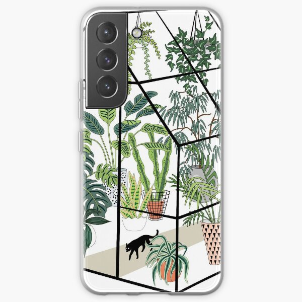 greenhouse with plants Samsung Galaxy Soft Case