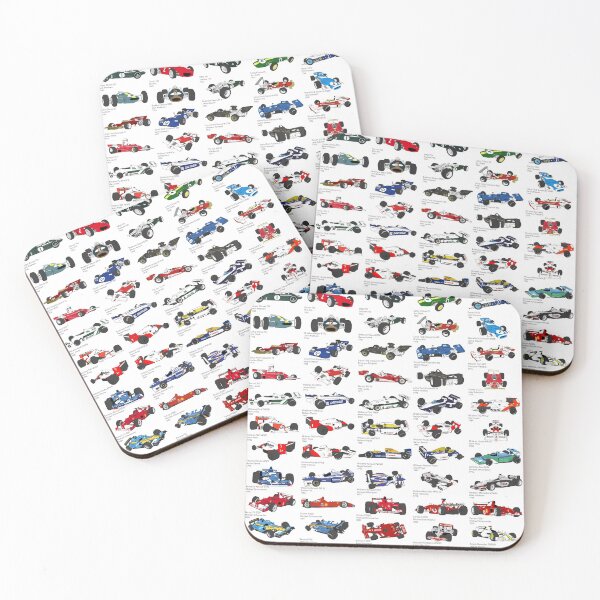 Item preview, 1950_2019 Formula 1 championship winners designed and sold by Alt_ Illustrations.