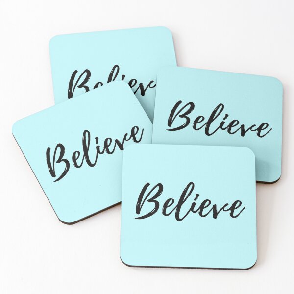 Item preview, Believe - Inspirational and uplifting words designed and sold by Pinnypin.