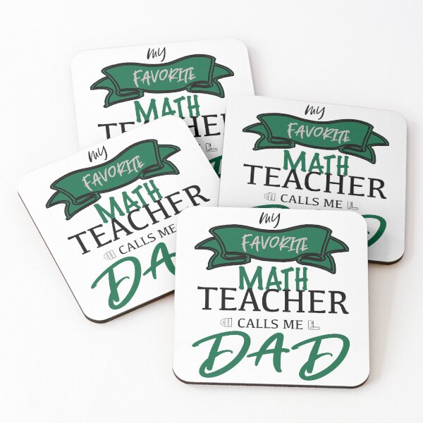 Item preview, My favorite math teacher calls me dad father's day teacher dad designed and sold by Bola06.