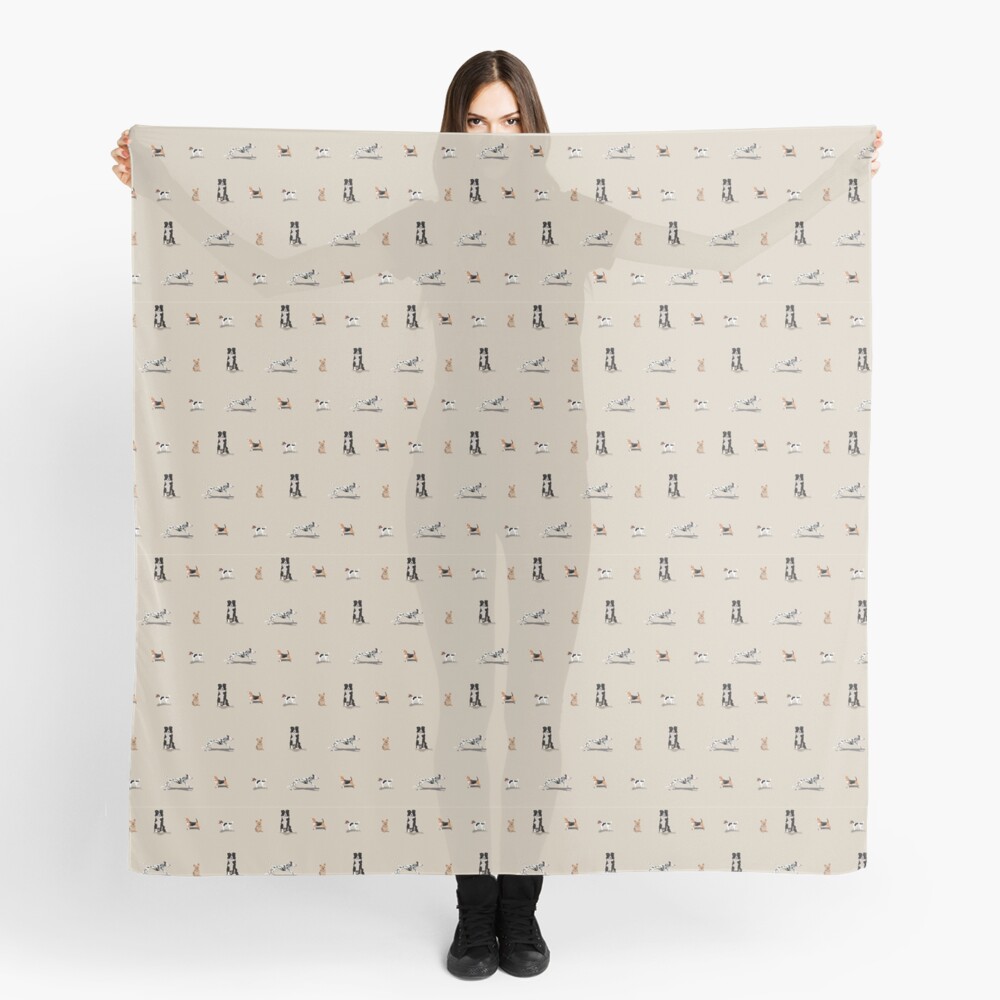 Dog Repeat Scarf