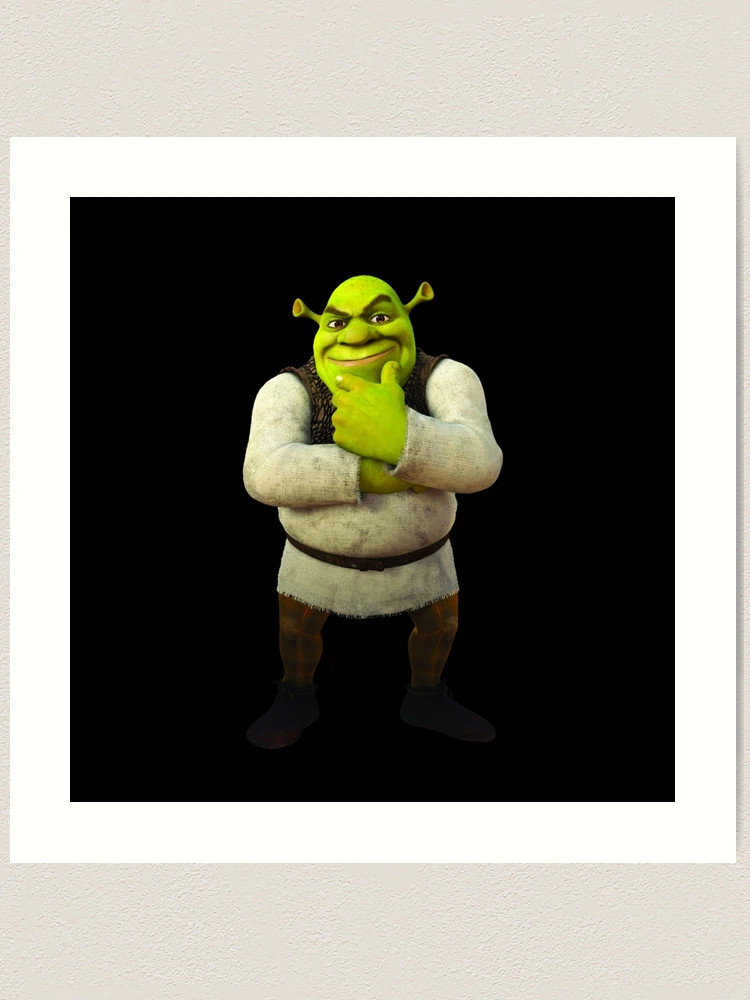 Shrek T-Pose | Art Board Print