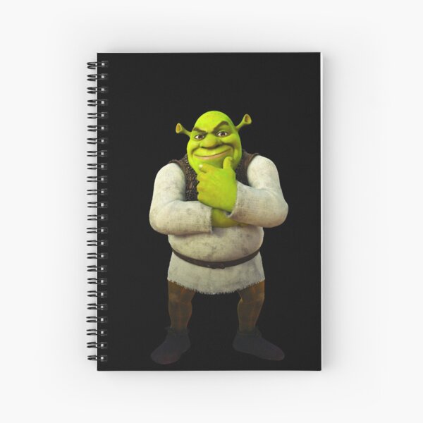 Shrek- standing and thinking pose Spiral Notebook