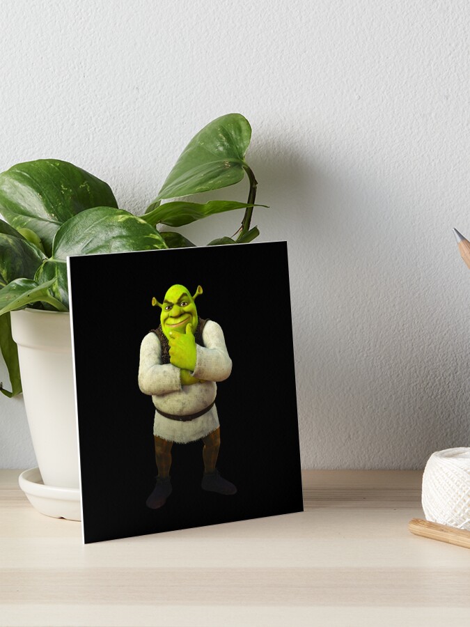 shrek meme | Art Board Print