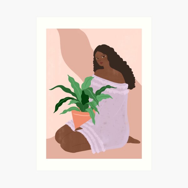 Plant Lady Art Print