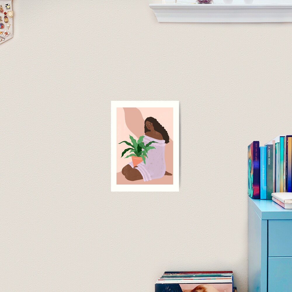 Plant Lady Art Print
