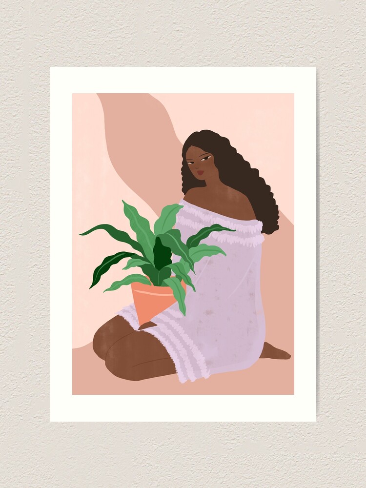 Alternate view of Plant Lady Art Print