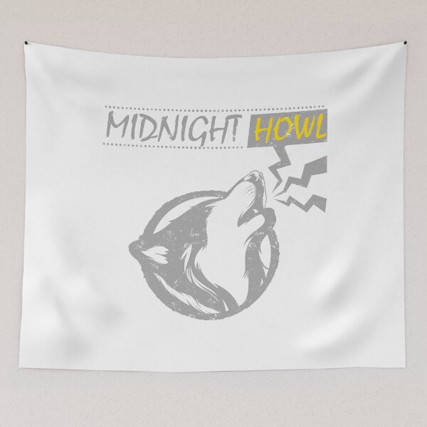 Item preview, MIDNIGHT HOWL WOLF designed and sold by danyc88.