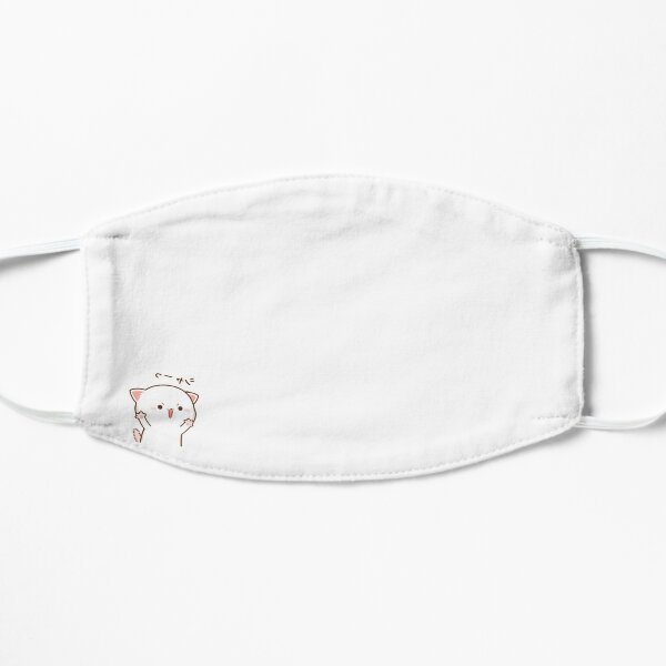 Peach cat Mask