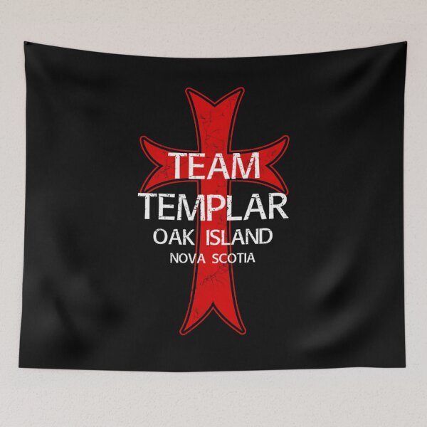 Item preview,  Oak Island Treasure Hunter Knights Templar Cross Mystery Nova Scotia designed and sold by TopTeeShop.