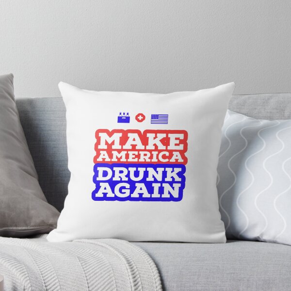 Item preview, MAKE AMERICA DRUNK AGAIN - 4TH JULY - FUNNY - BEERS - USA FLAG  designed and sold by Tropical Blood.