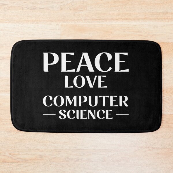 Artikelvorschau, Peace Love Computer Science - White entworfen und verkauft von saechla.