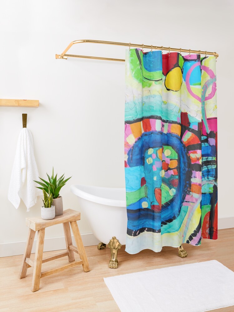 Alternate view of Wind of Change Shower Curtain