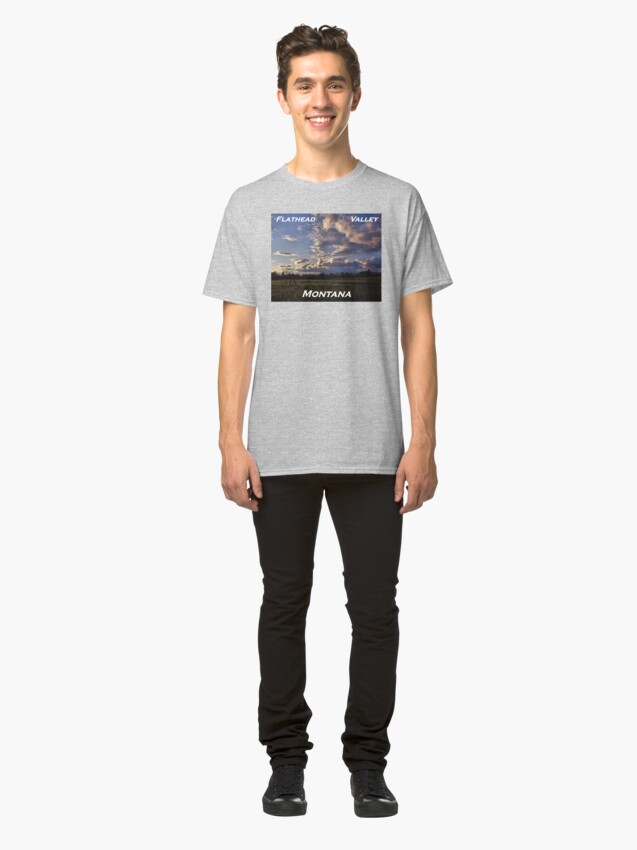 Alternate view of Spring Sunset, Evergreen Montana Classic T-Shirt