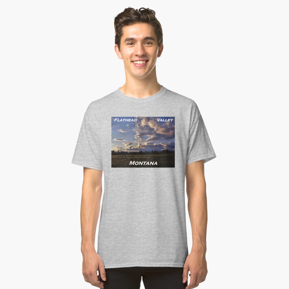 Spring Sunset, Evergreen Montana Classic T-Shirt
