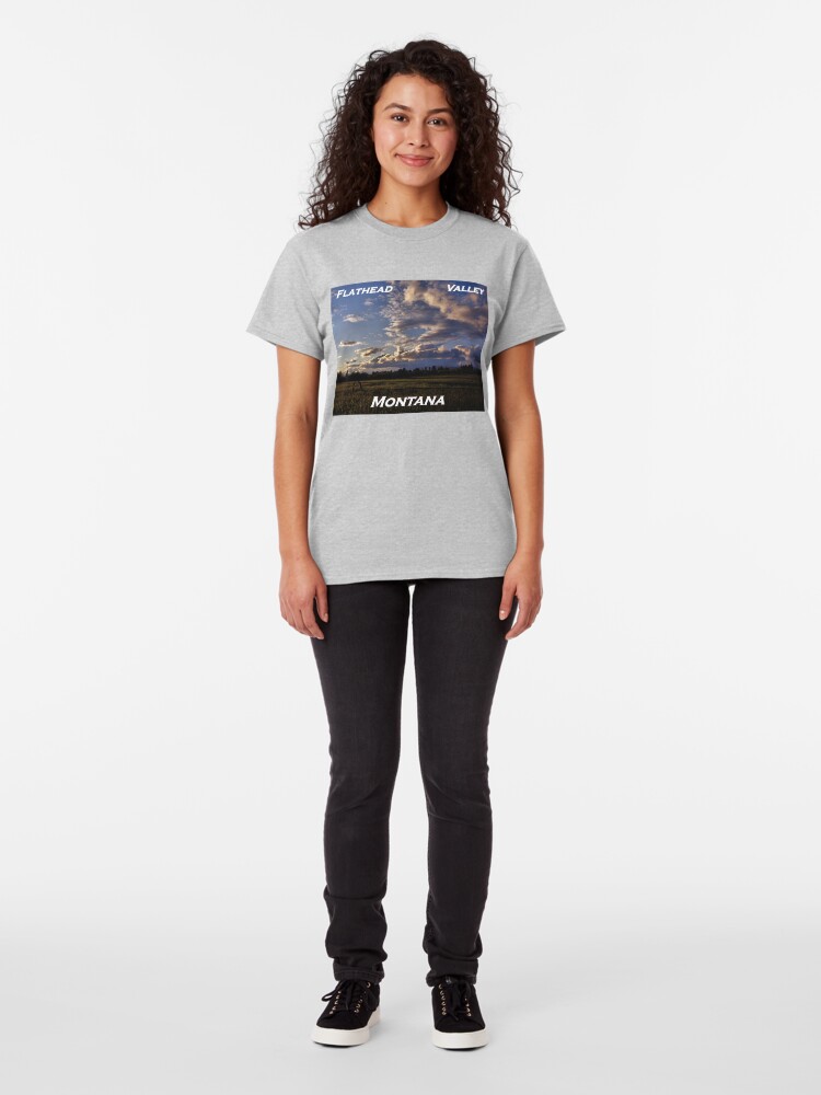 Alternate view of Spring Sunset, Evergreen Montana Classic T-Shirt