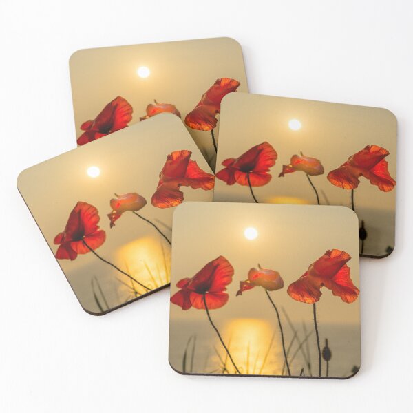 Item preview, Sunset with flowers designed and sold by ThommyBLN.