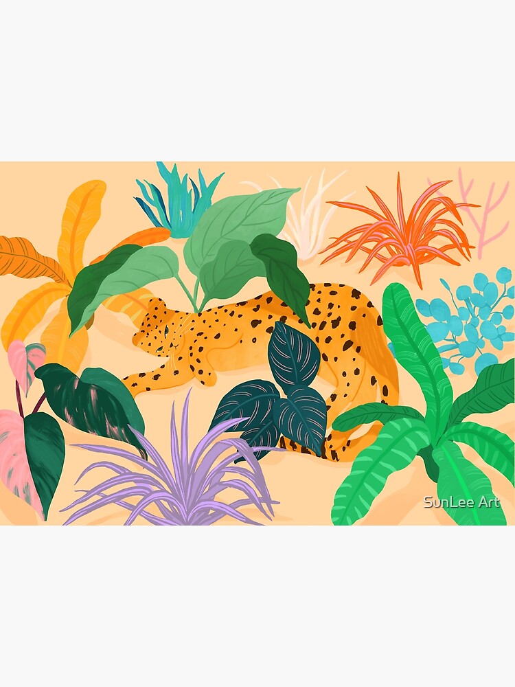 Sunbathing Amongt Plants by sunleeart