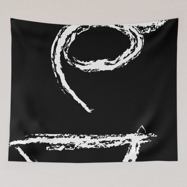 Item preview, Black Abstract line art 22 designed and sold by MinimalStudio.