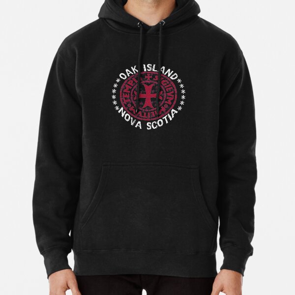 Oak Island Treasure Hunter Knights Templar Cross Mystery Nova Scotia Pullover Hoodie
