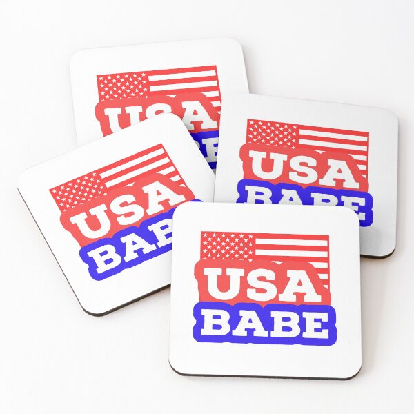 Item preview, USA BABE - USA FLAG - 4TH JULY - CELEBRATION - AMERICA  designed and sold by Tropical Blood.