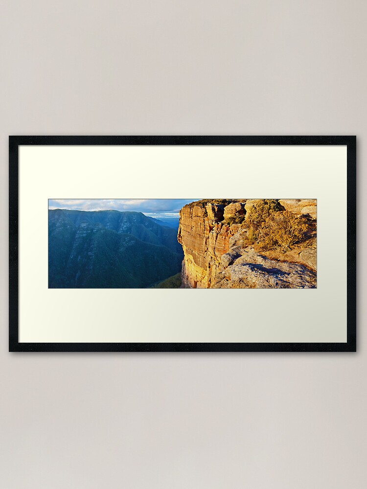 Alternate view of Kanangra Walls, Kanangra-Boyd National Park, New South Wales, Australia Framed Art Print