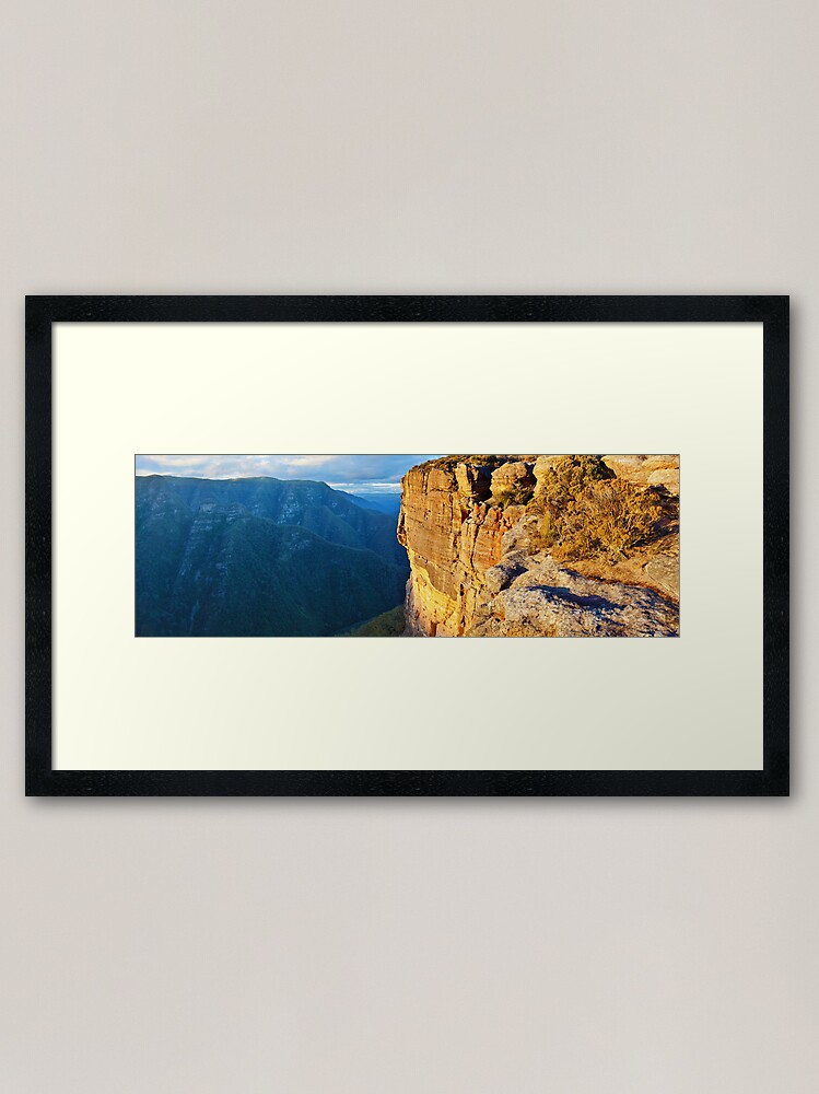 Alternate view of Kanangra Walls, Kanangra-Boyd National Park, New South Wales, Australia Framed Art Print