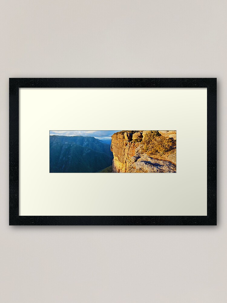 Alternate view of Kanangra Walls, Kanangra-Boyd National Park, New South Wales, Australia Framed Art Print
