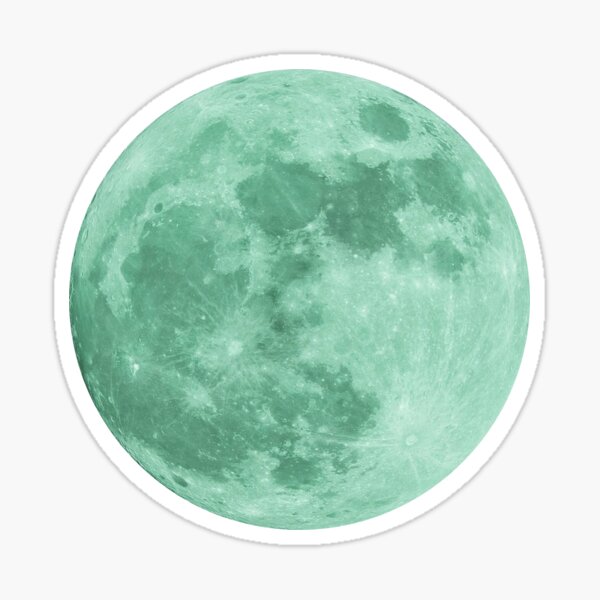 Item preview, green moon designed and sold by Sweetie Spicy.
