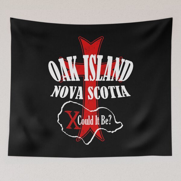 Item preview,  Oak Island Treasure Hunter Knights Templar Cross Mystery Nova Scotia designed and sold by TopTeeShop.