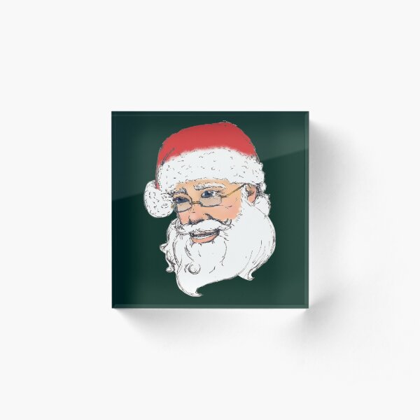 Santa Claus Acrylic Block