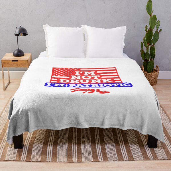 Item preview, I AM NOT DRUNK - I AM PATRIOTIC - 4TH JULY - DRUNK - USA designed and sold by Tropical Blood.
